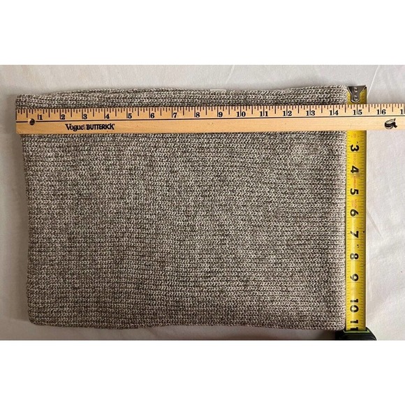 Vans Women's Infinity Scarf Brown Heathered Wrap Lightweight Knit Winter - Picture 6 of 9